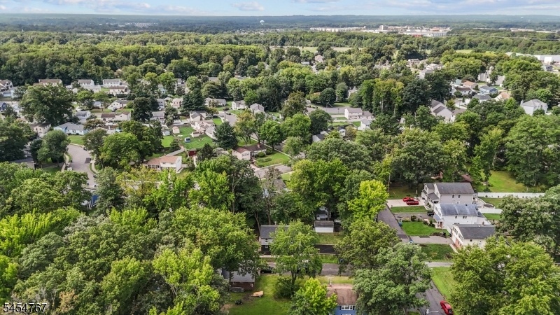 Aerial view of the area