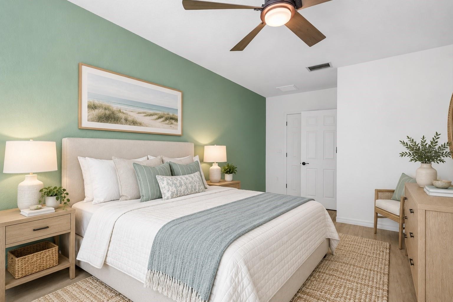 Virtually Staged: Bedroom 3