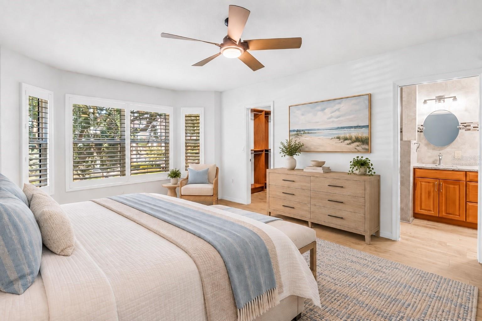 Virtually Staged: Primary Bedroom