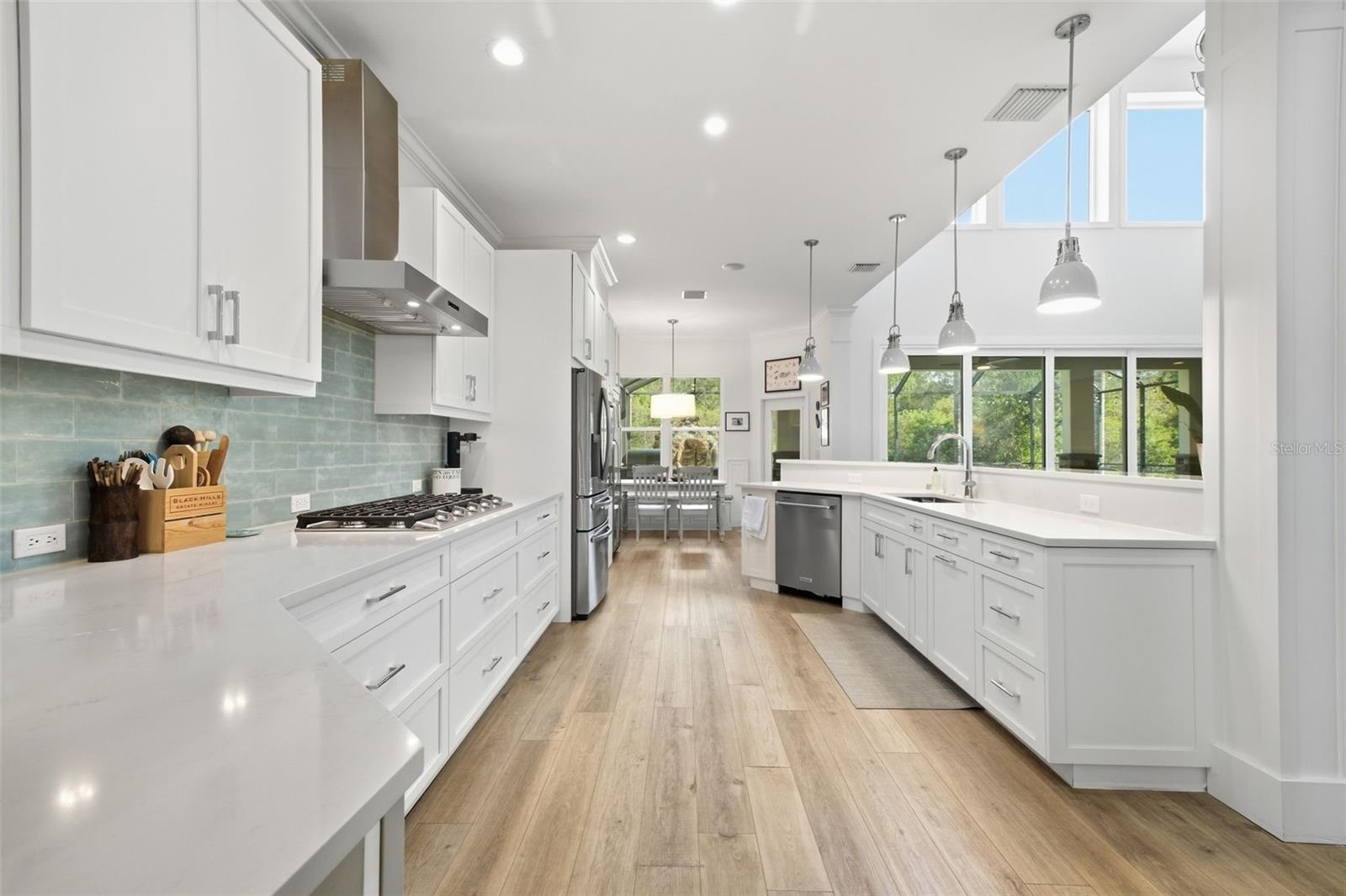 Natural sunlight filled spaces