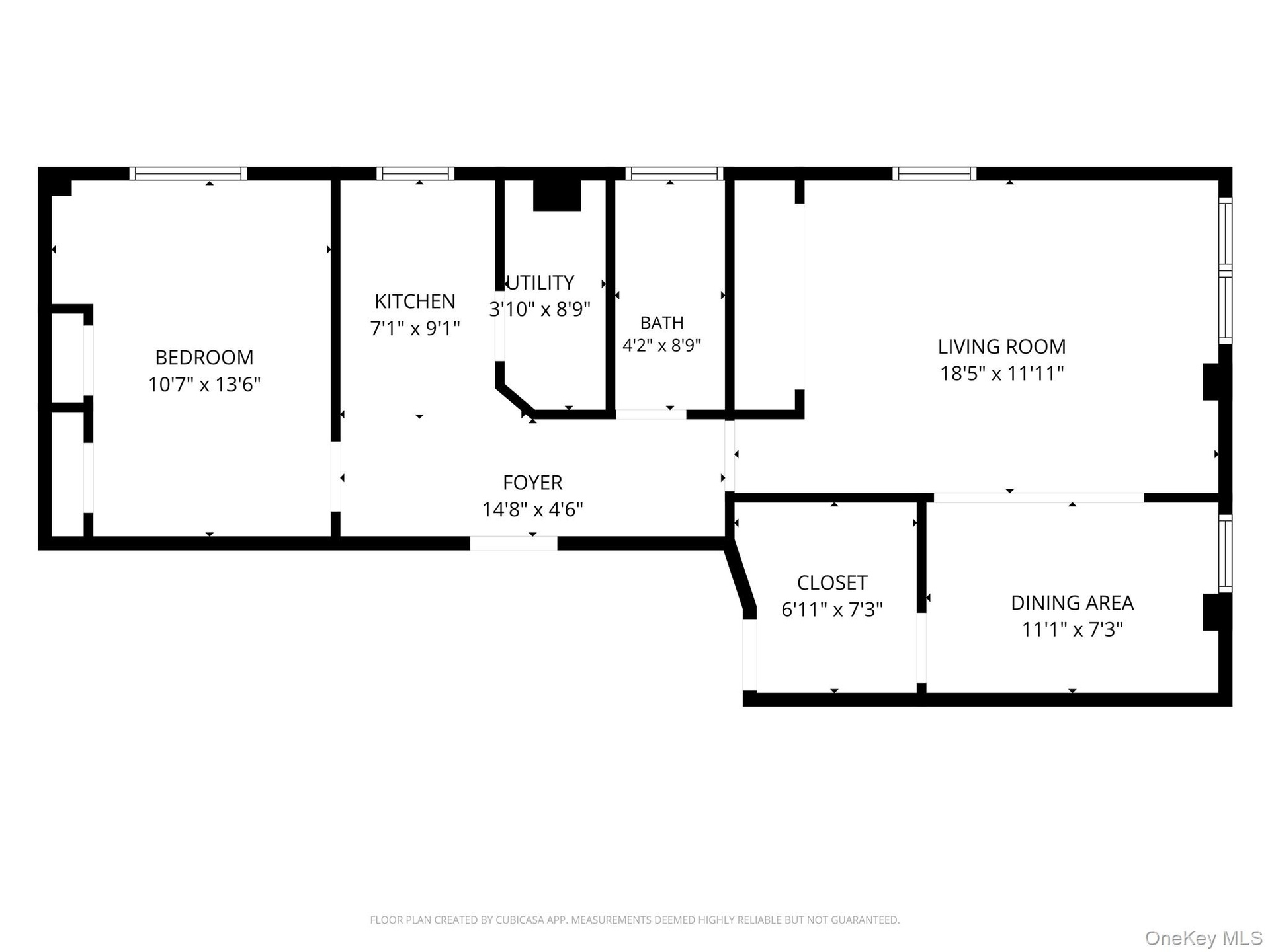 First Floor - 776 Sq ft