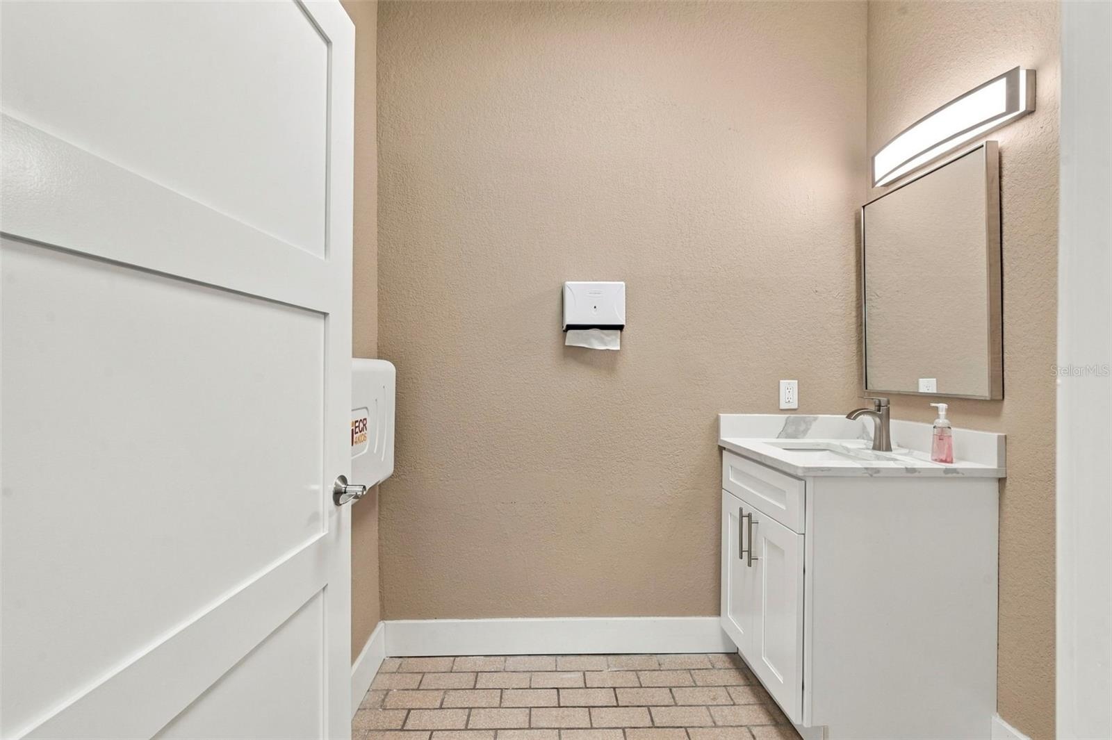 Hall Restroom in main Office Building