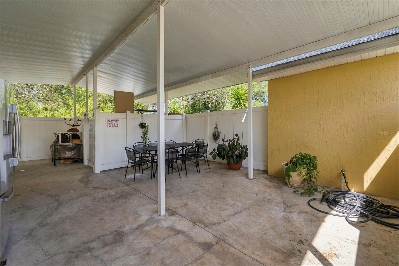 Covered Patio Break Common Area