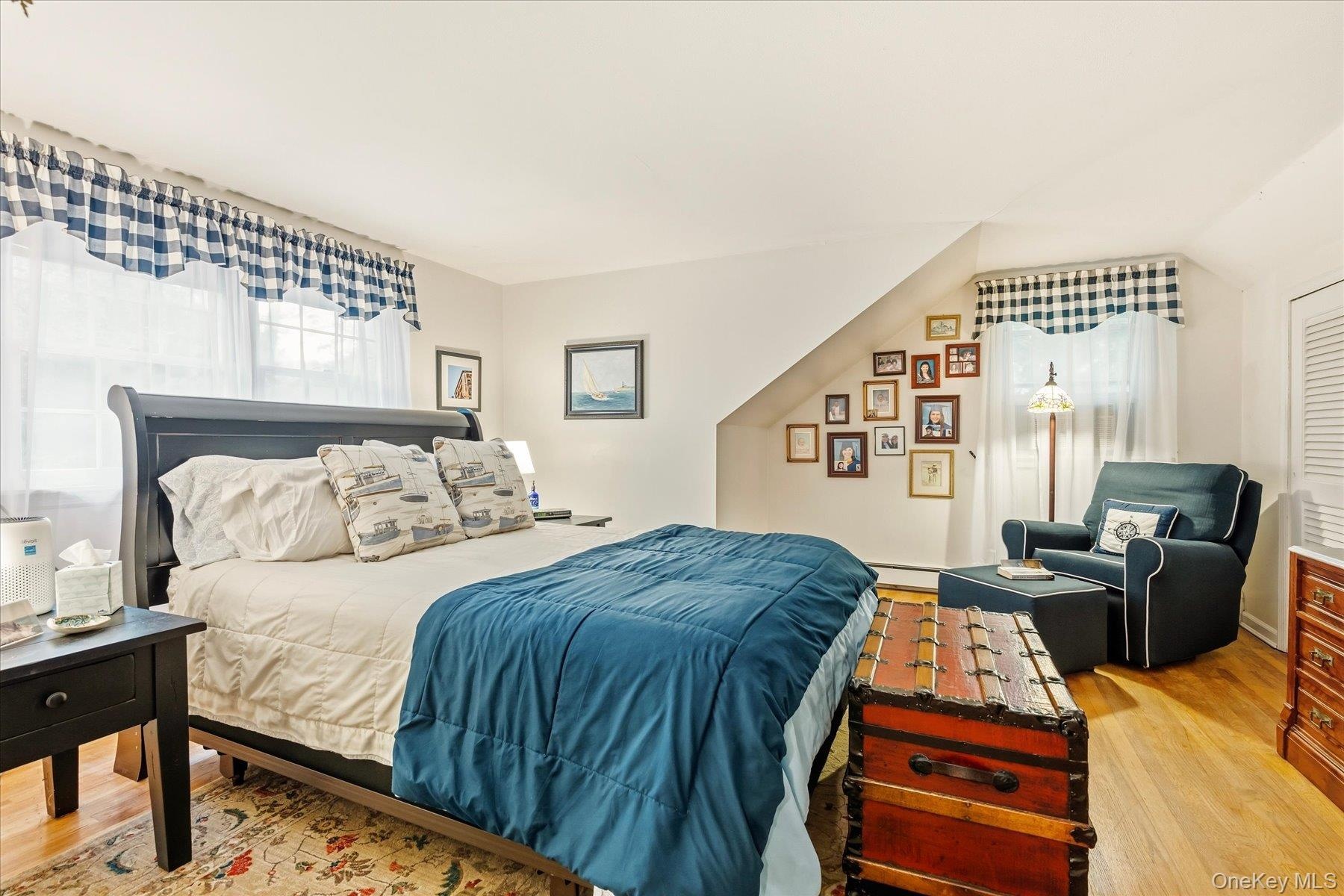 Hardwood flooring, large closet space
