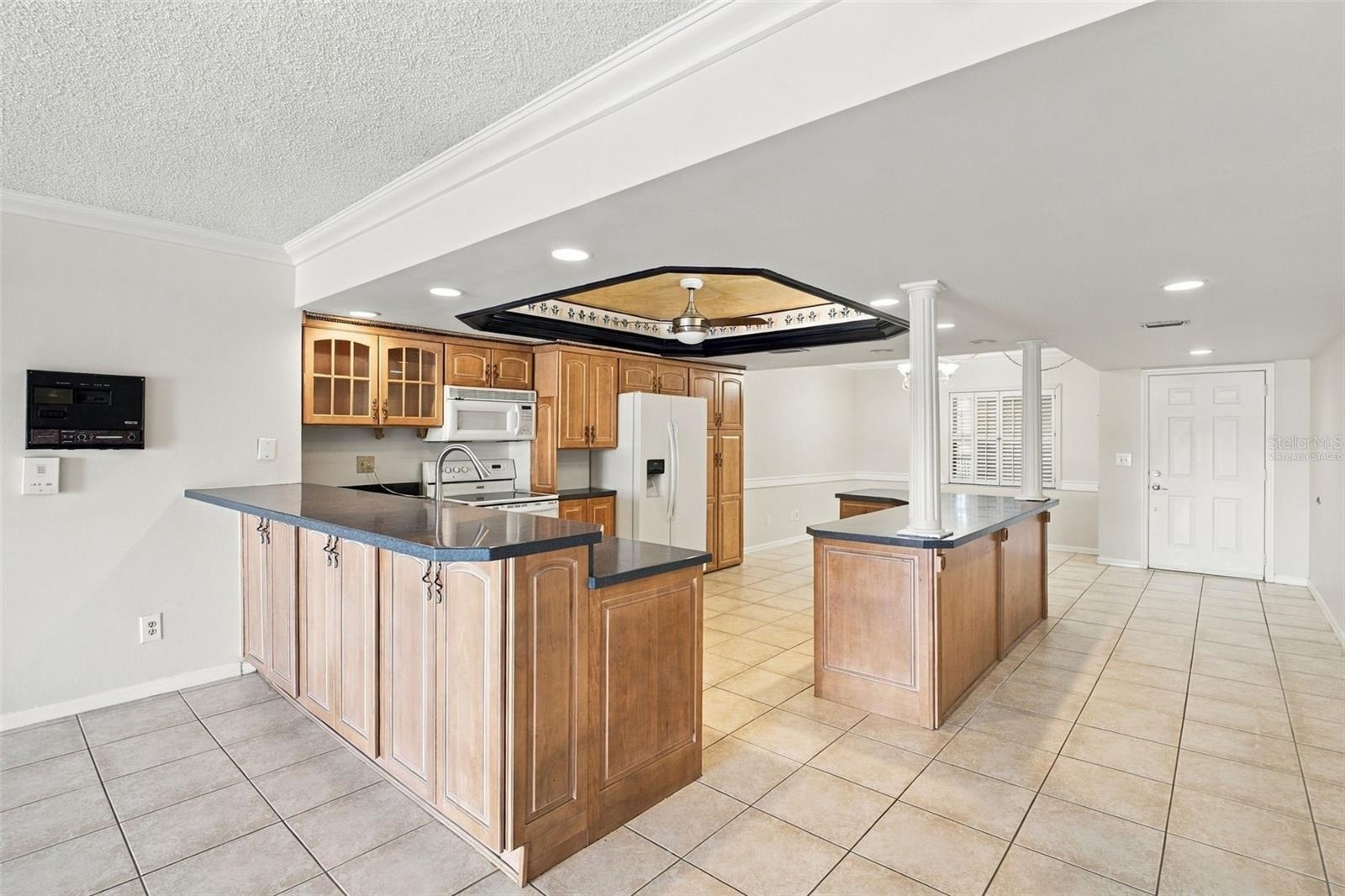 Virtually staged Kitchen