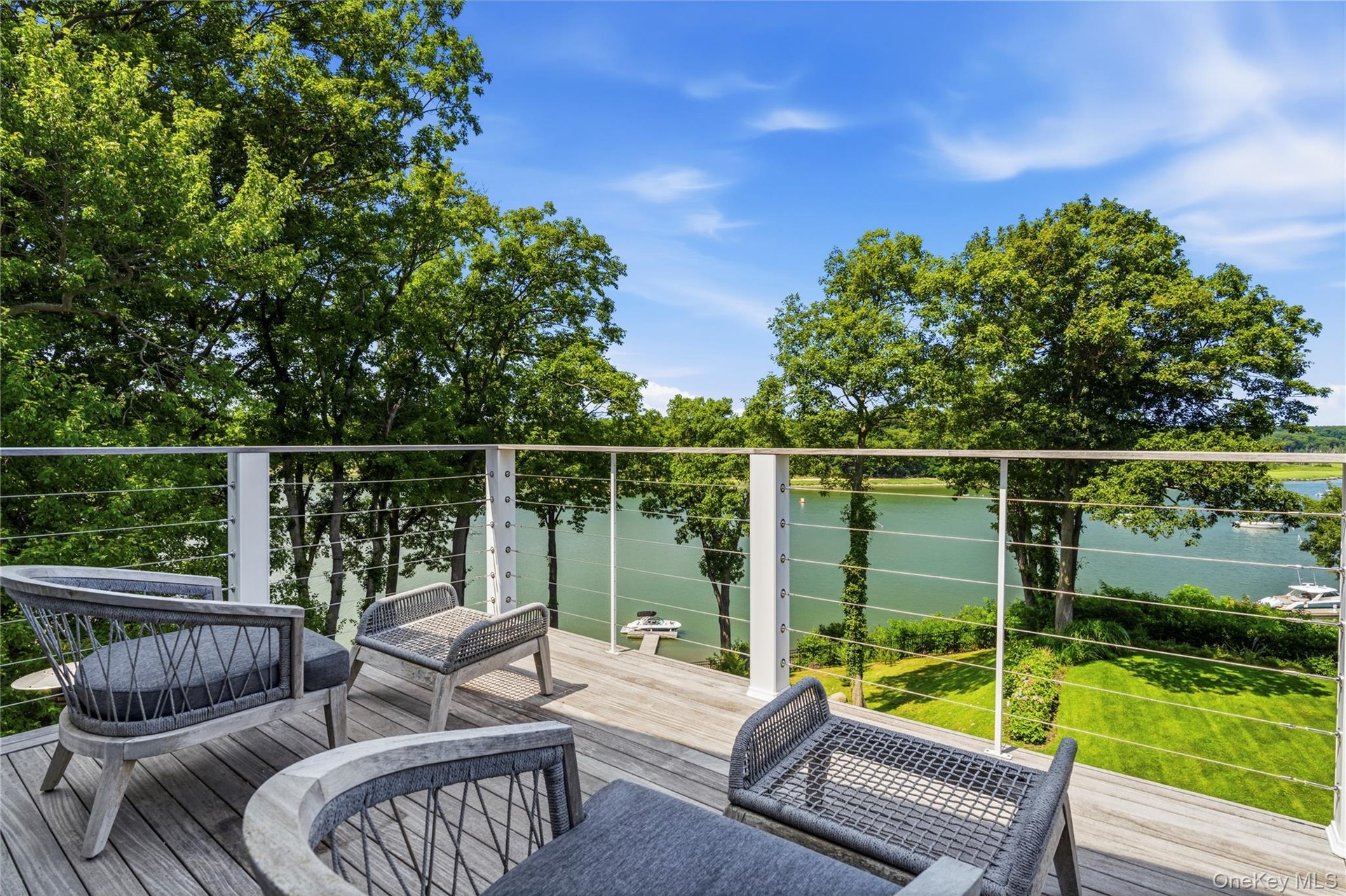Primary Bedroom balcony overlooking the water