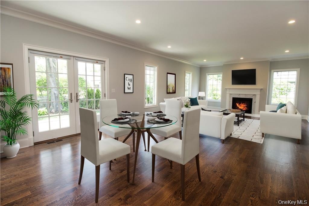 Sample of family room/breakfast area from another home by this builder