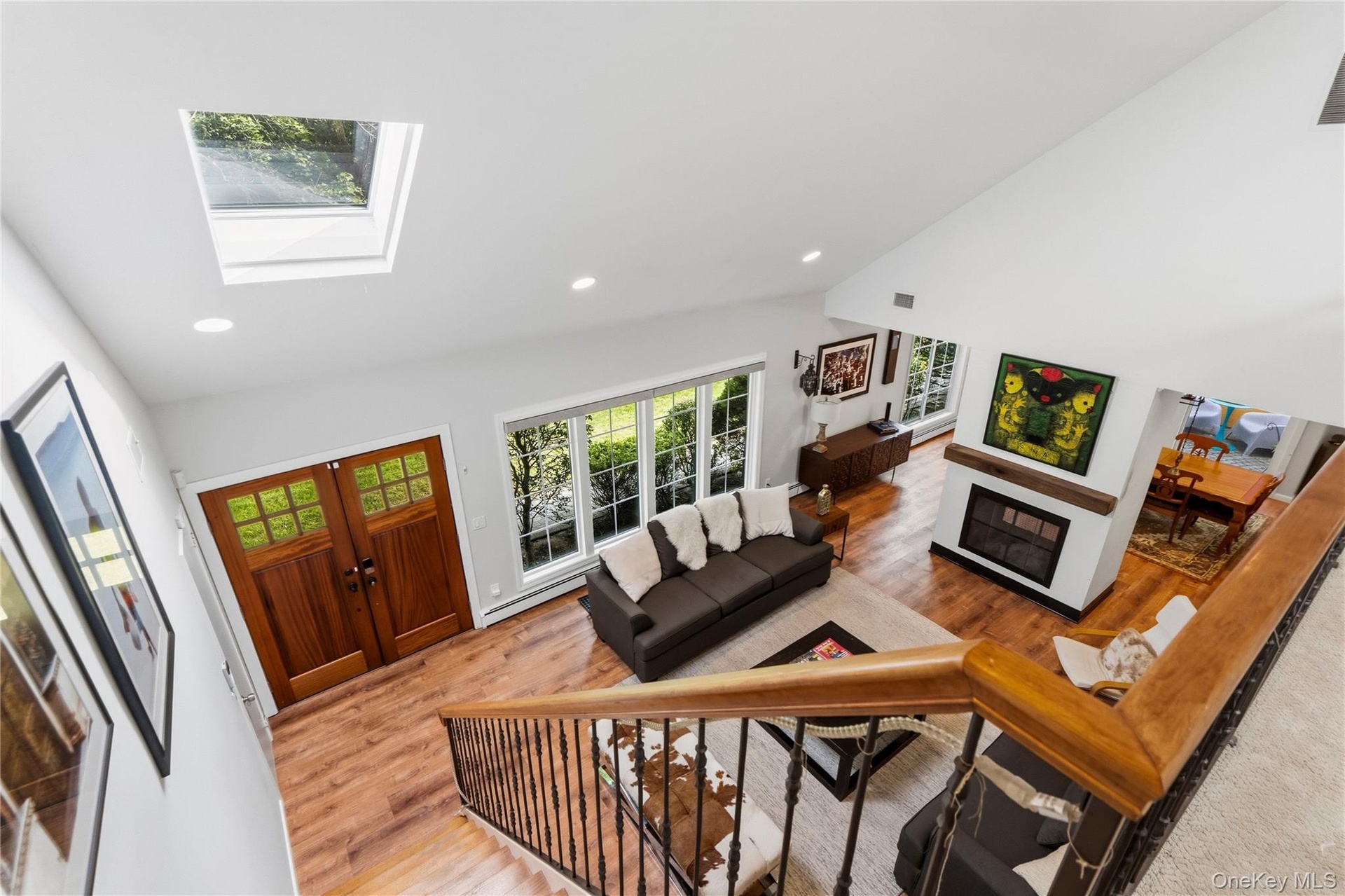 From the Loft with Views of much of the First Floor