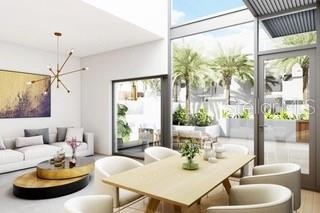 Living Area Rendering.