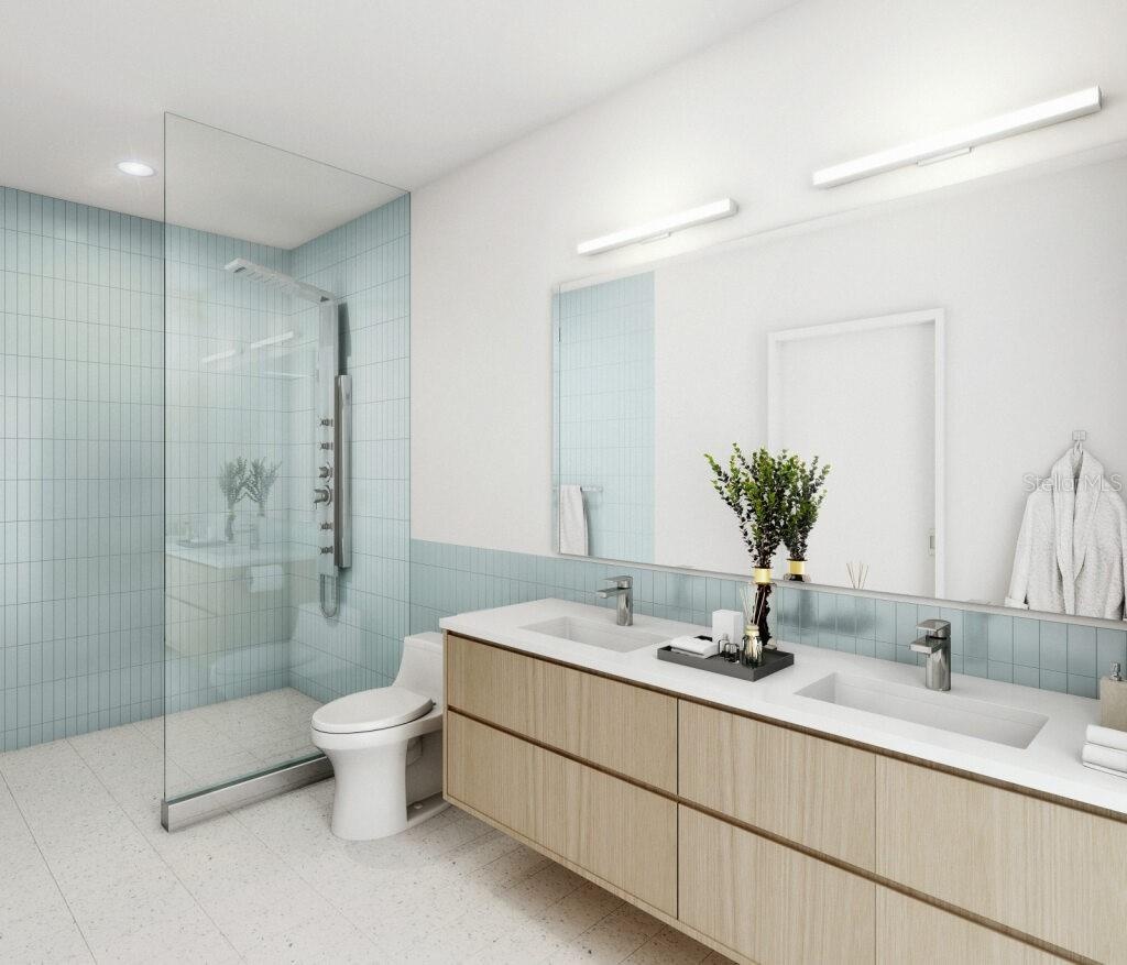 Glamour Bath Rendering.