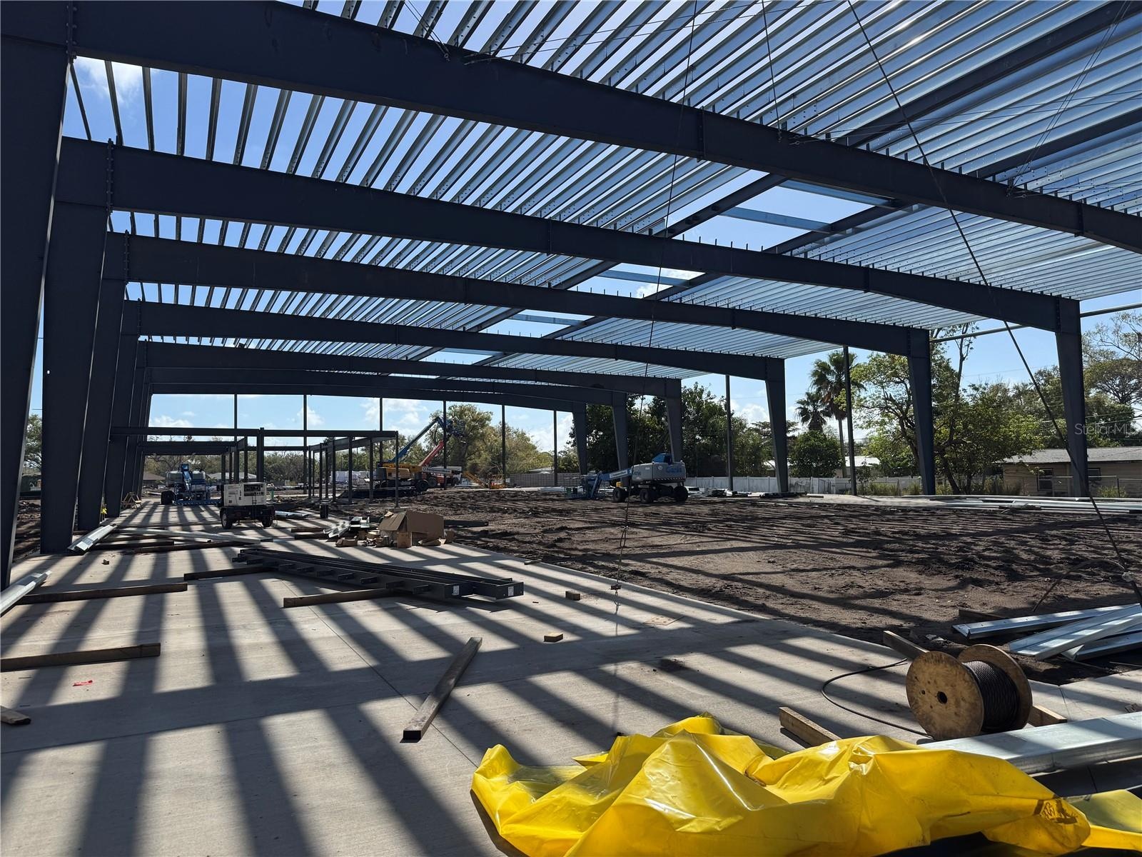 Private Racquet Club Indoor Court Facility under construction 3/26 with Fall Completion!