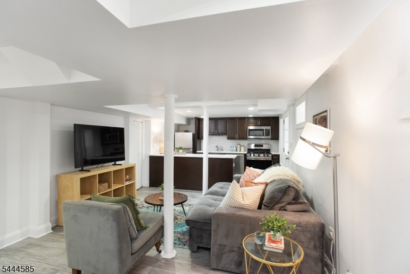 Basement rec room