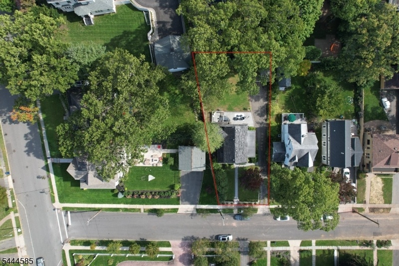 Drone shot of property