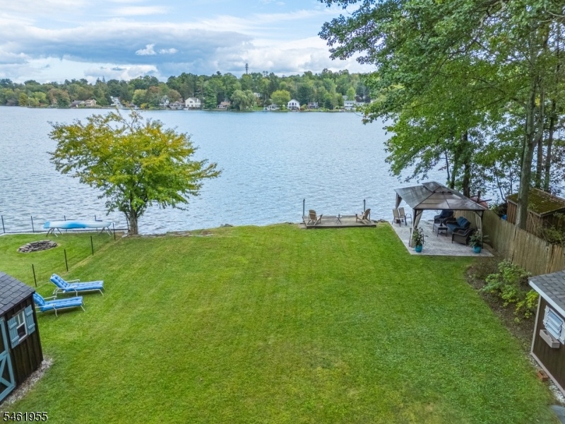 Rear Yard and Lake View
