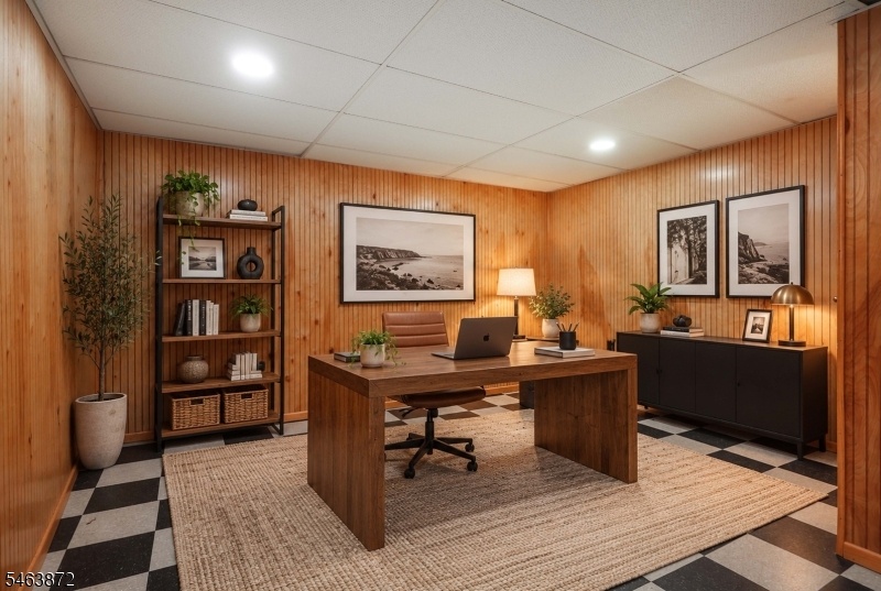 Den/Office Virtually Staged