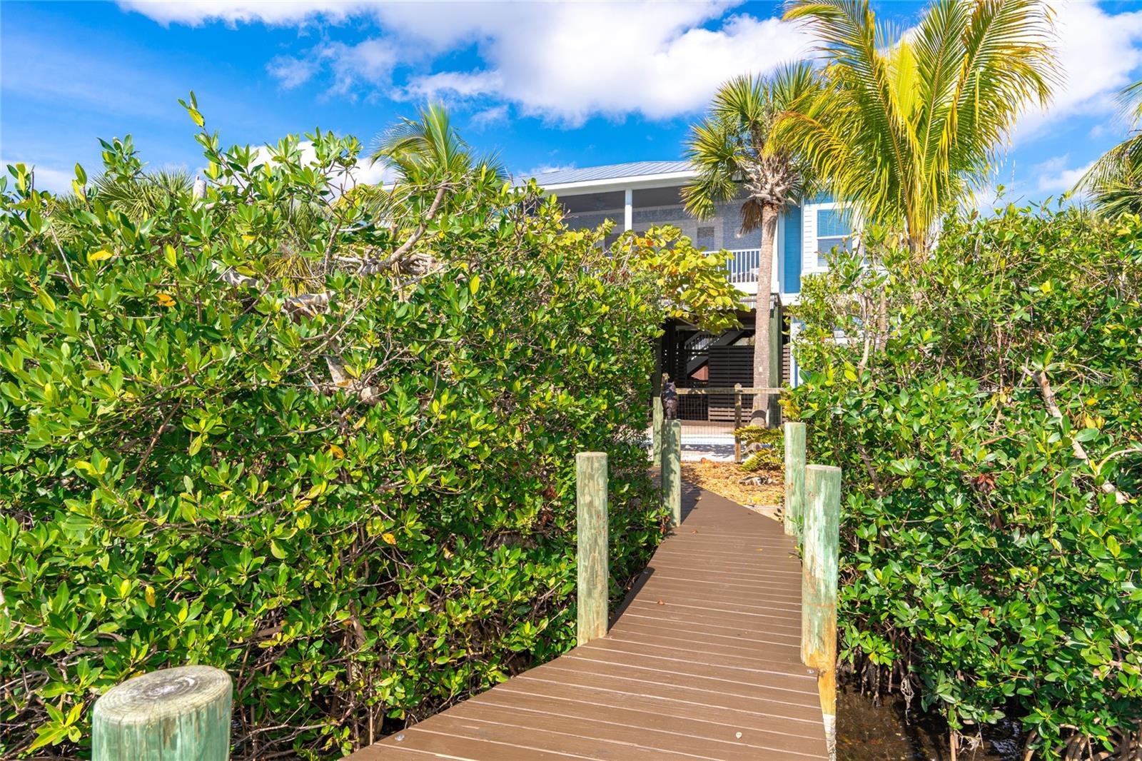 Walkway from Dock.