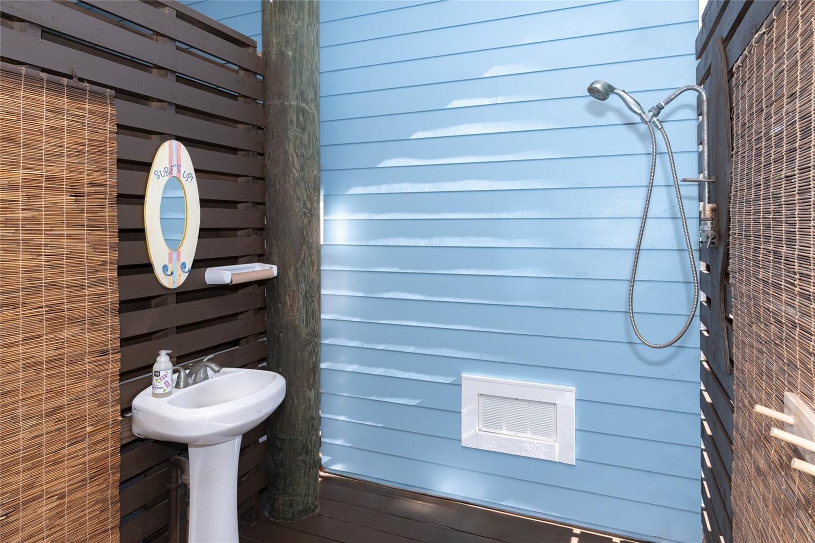 Outdoor Shower.