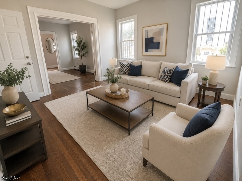Virtually Staged Living Room