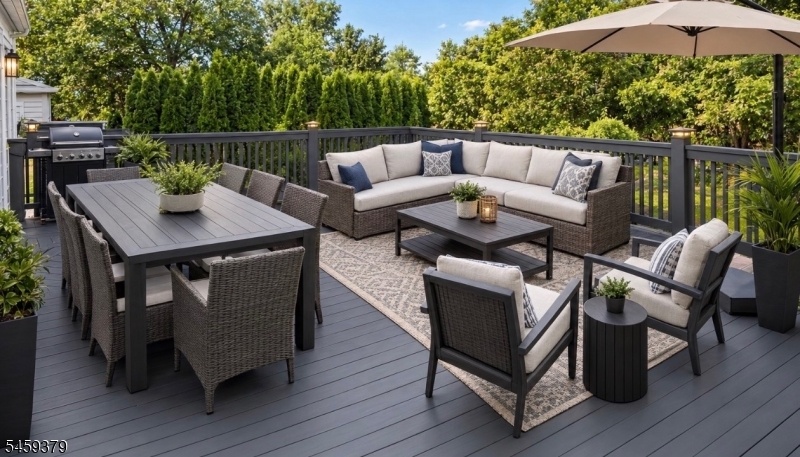 Virtually Staged Deck