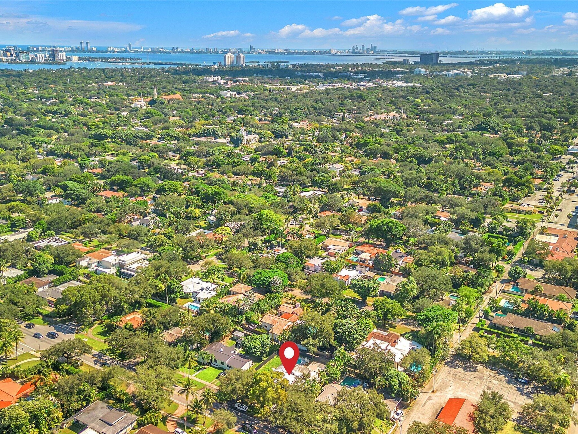 location aerial view