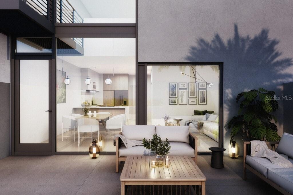 Builder Rendering of Living Area Specific to this Design!
