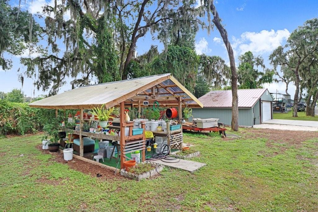 Potting Shed at the entrance of the Property