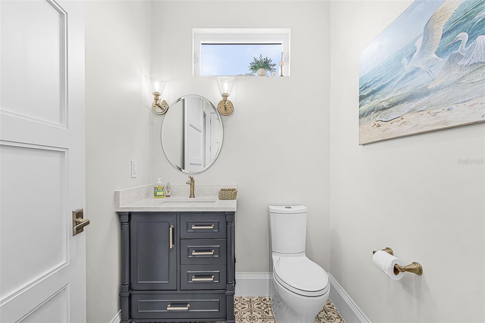 half bath main floor