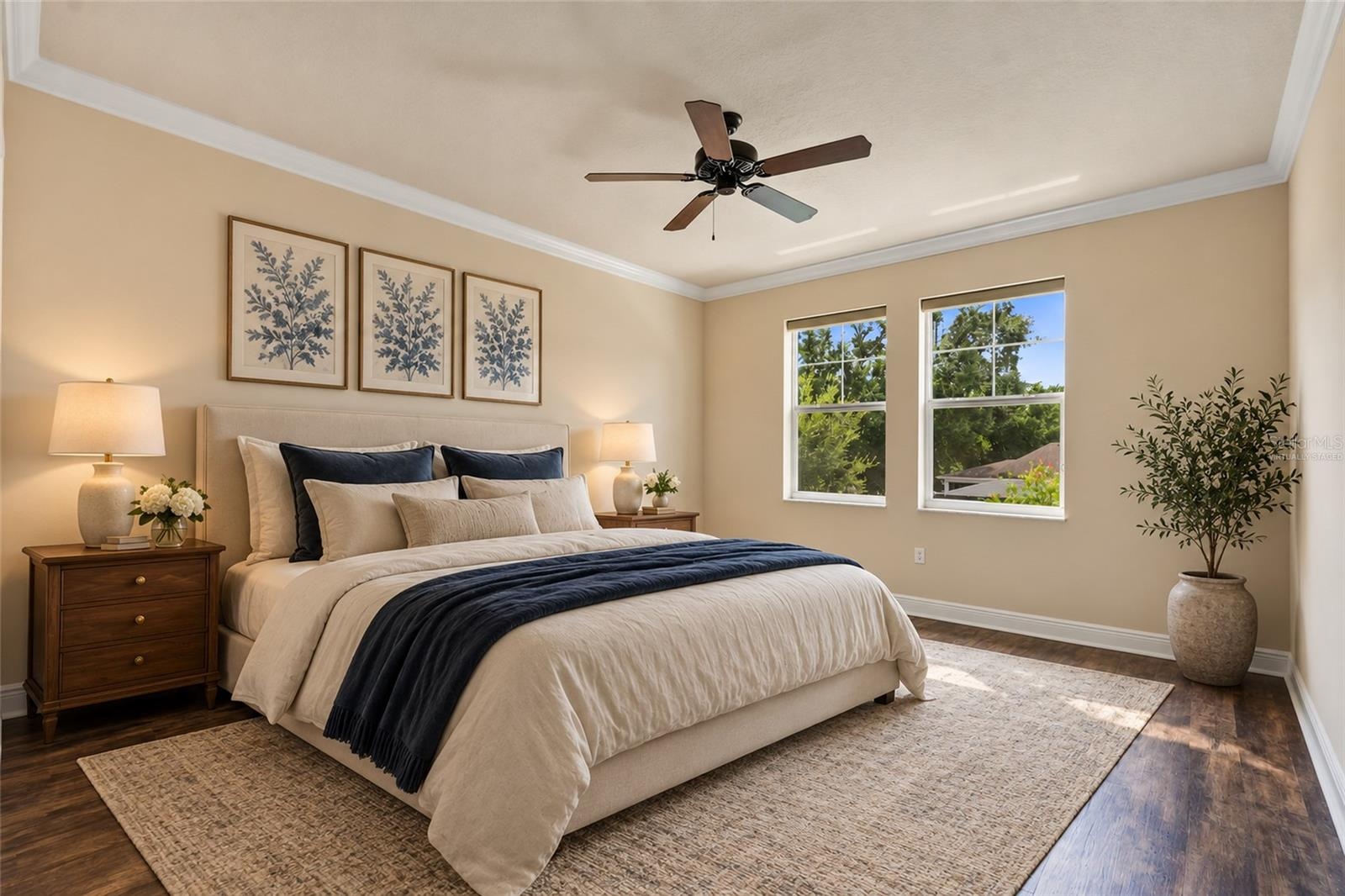 Virtually Staged Second Primary Suite