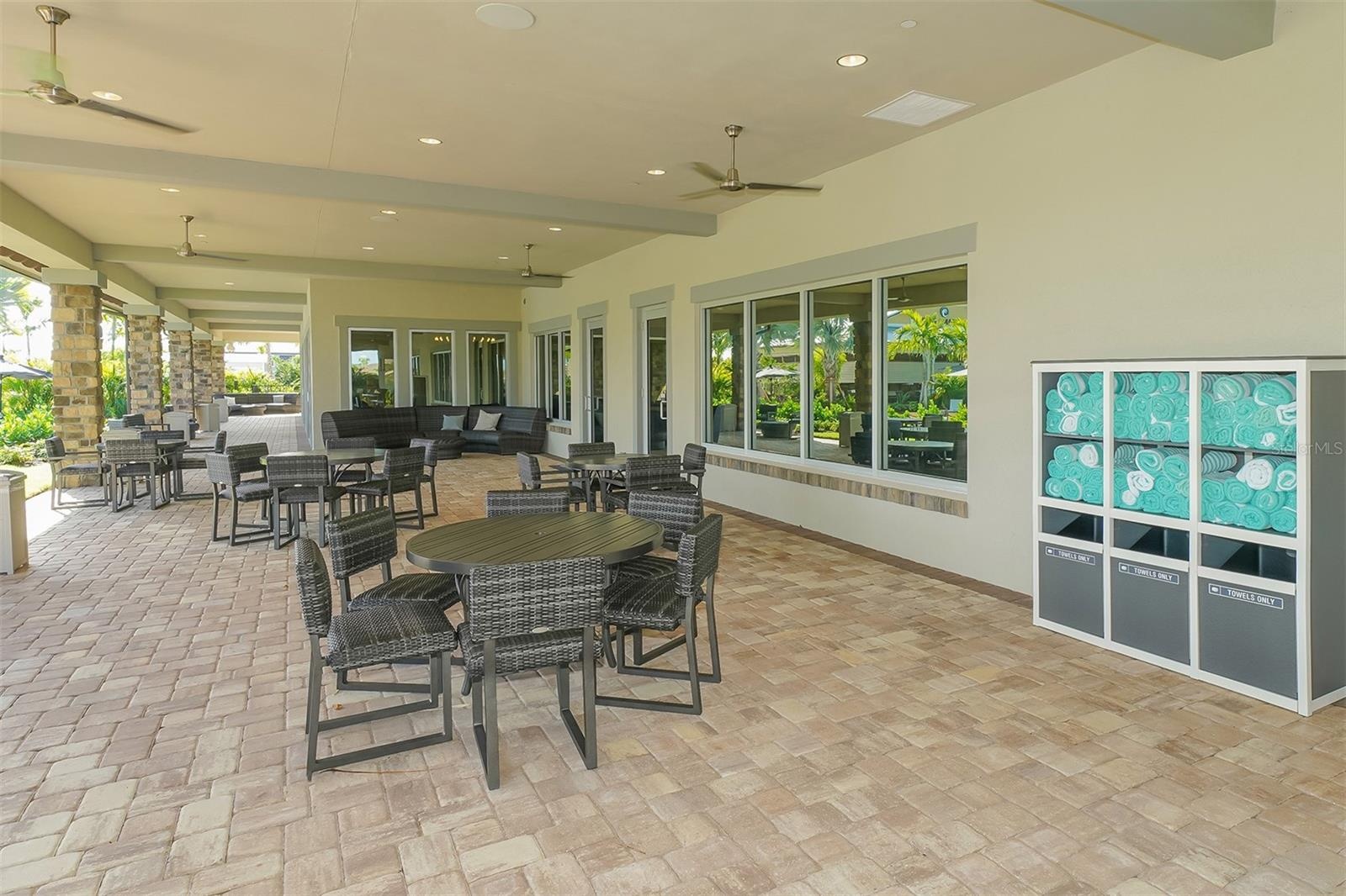 Clubhouse outside Dining area