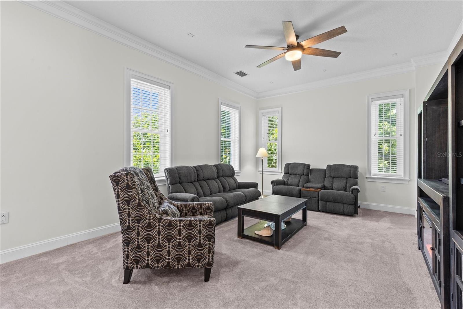 Potential home office, studio, game room, home theatre.