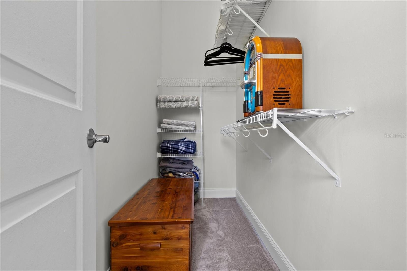 large walk-in closet
