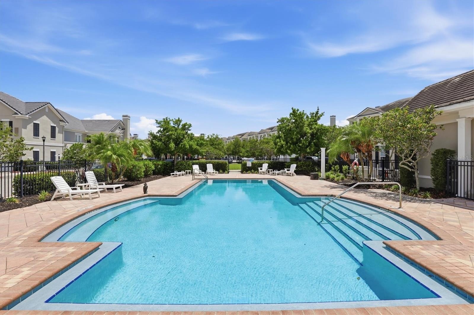 Resort style pool