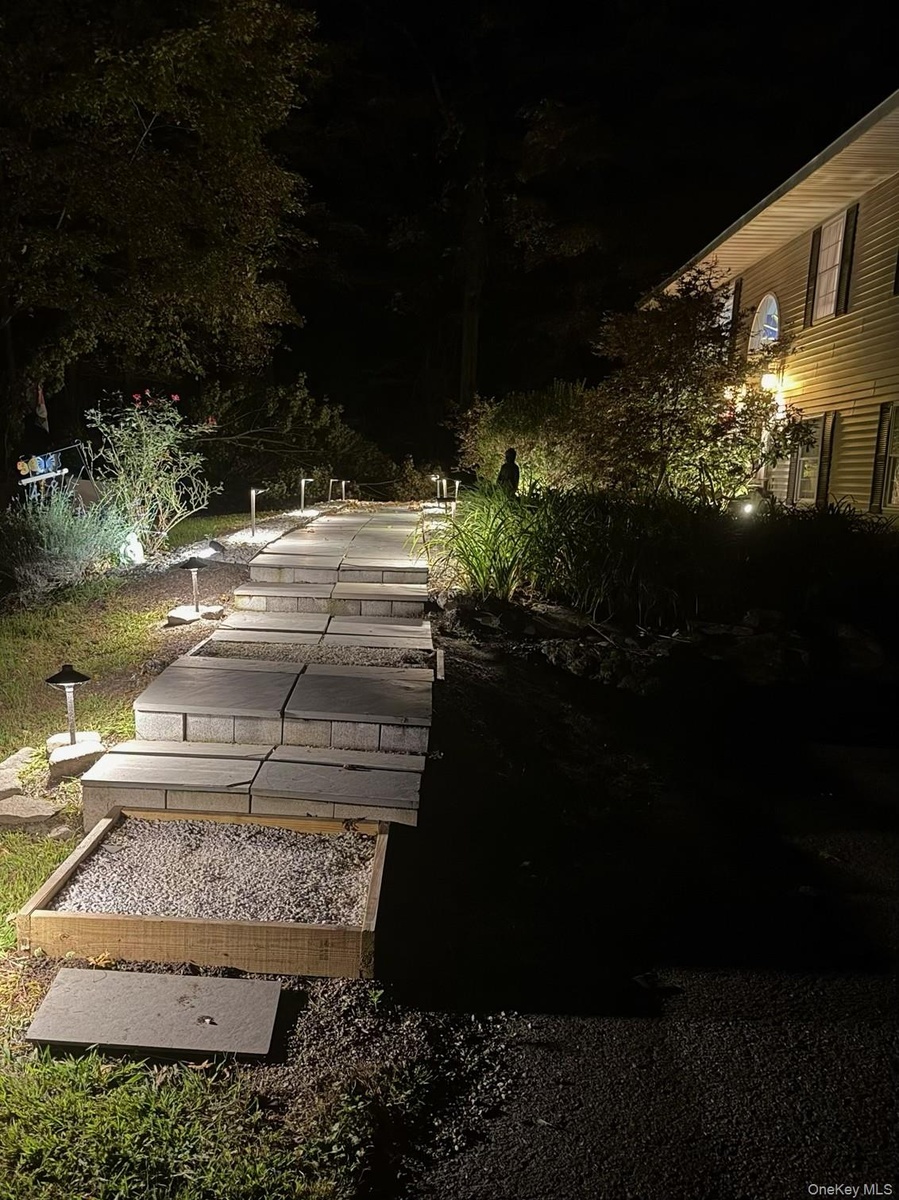 Walkway well lit