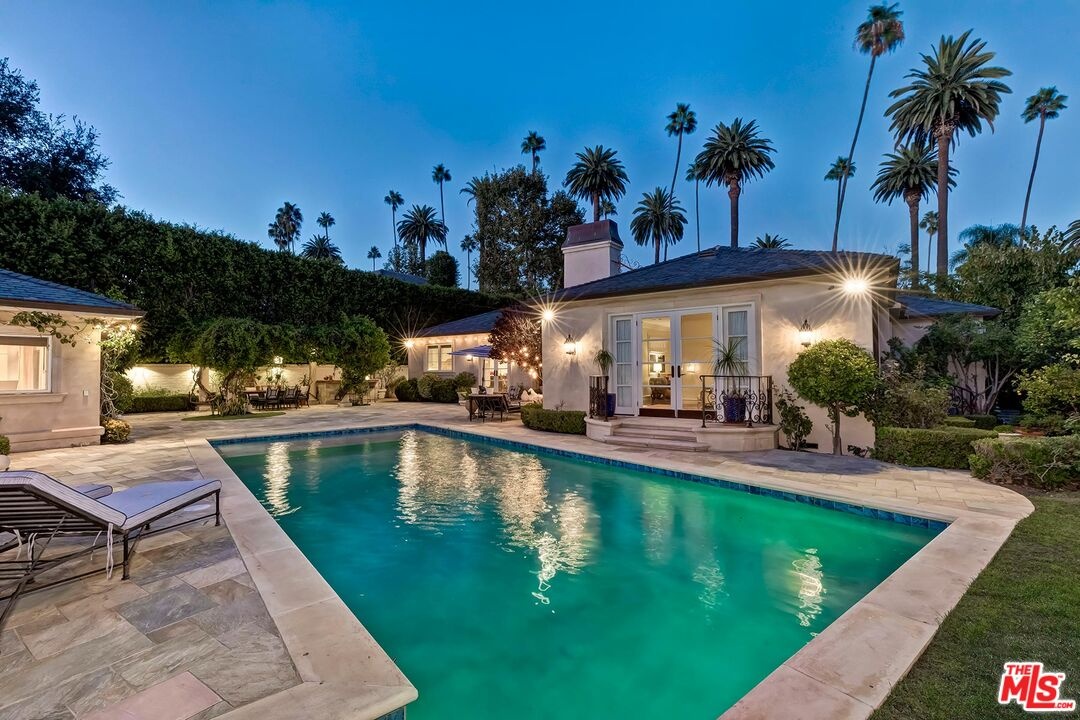 Twilight Pool and Rear Elevati