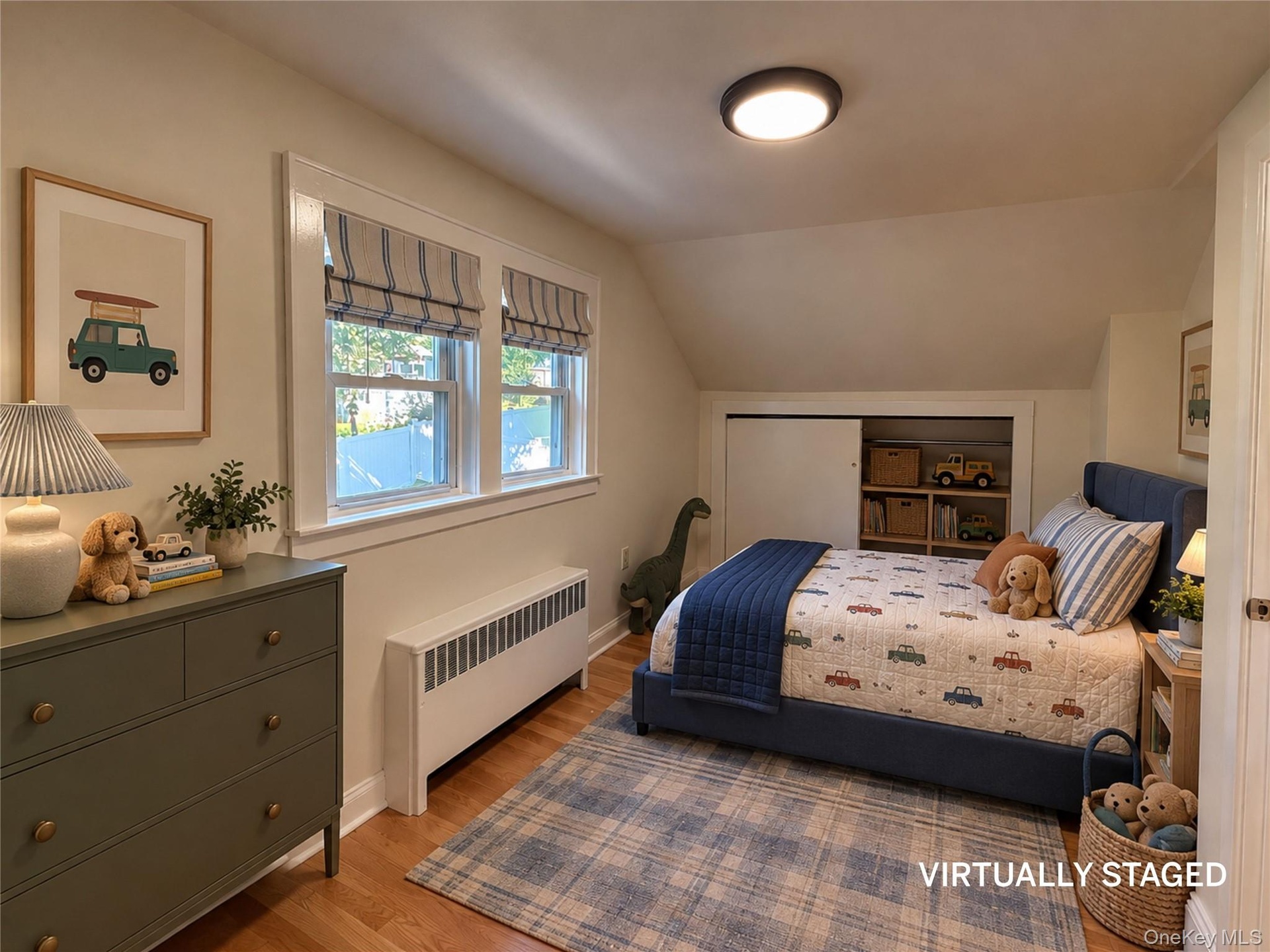 VIRTUALLY STAGED Bedroom #3, second floor