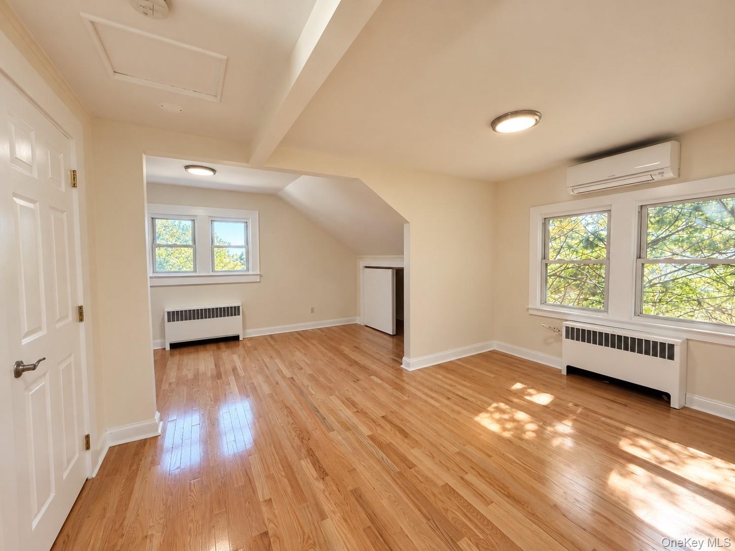 Primary bedroom, second floor, on suite full bathroom