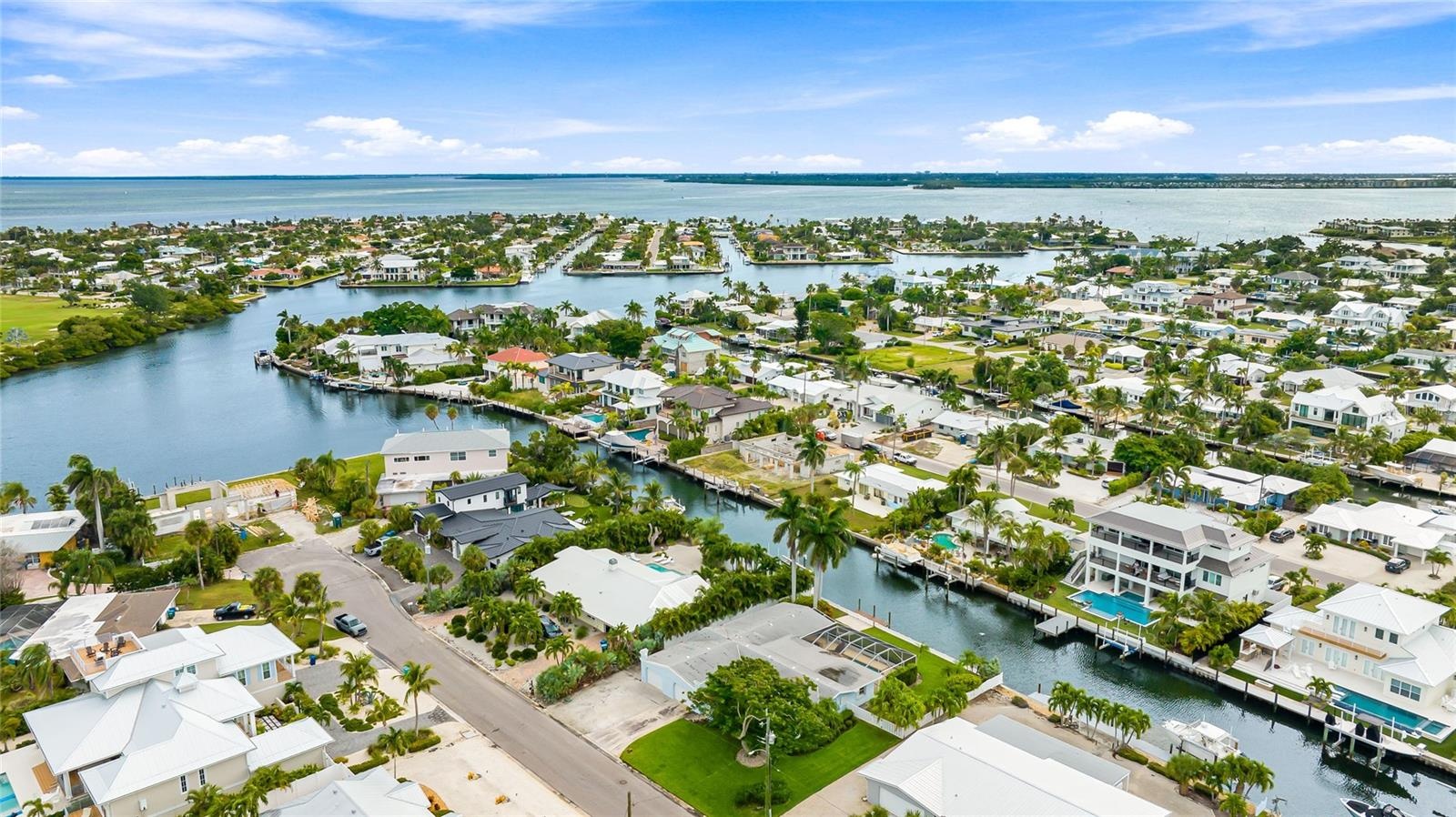 The intracoastal waterway in the background