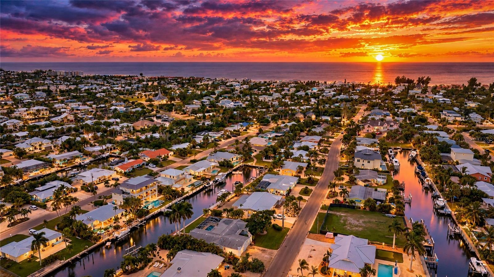Just a short distance to catch a spectacular sunset at the beach