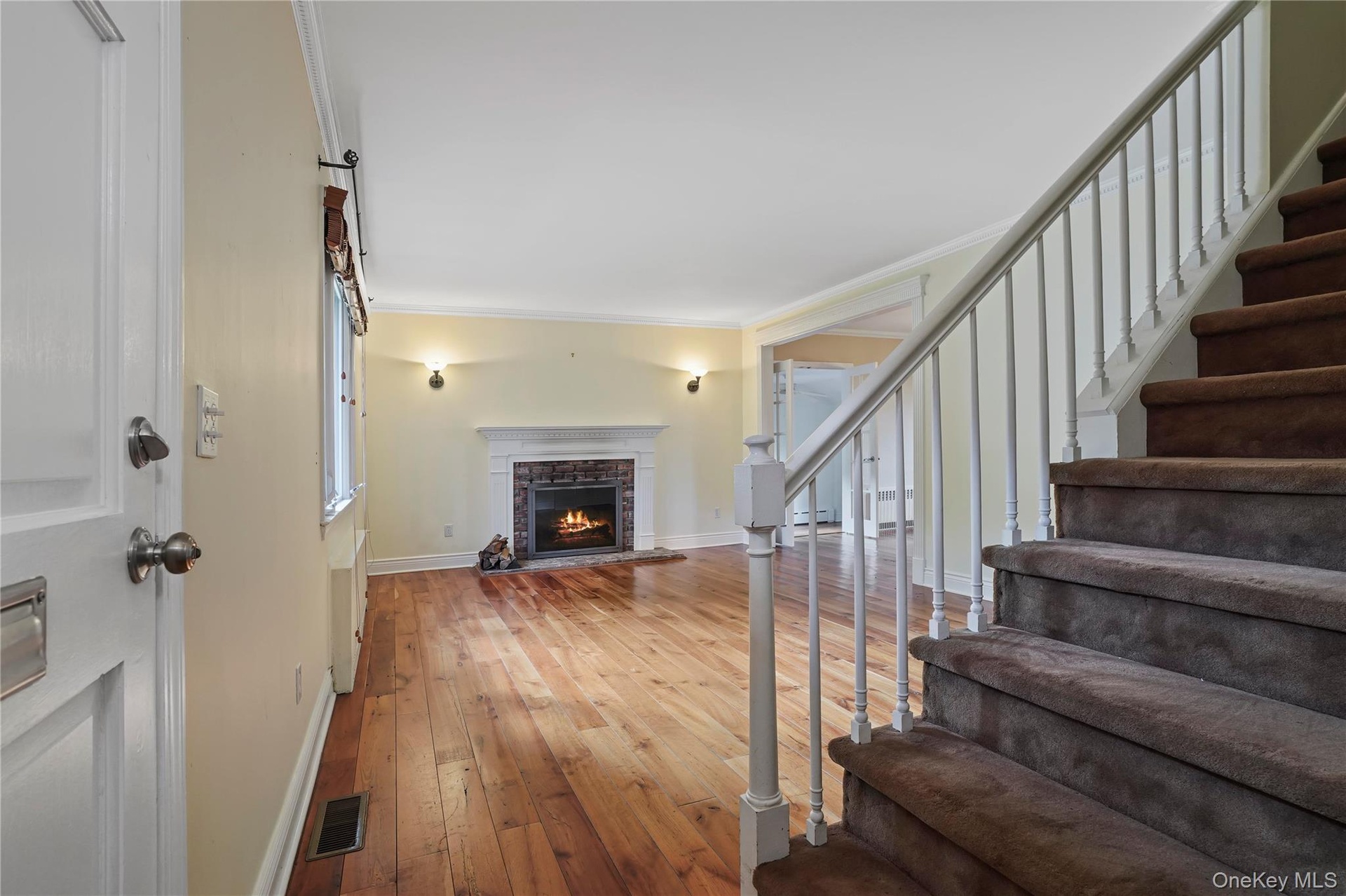Beautiful Hardwood Floors & Wood Burning Fireplace