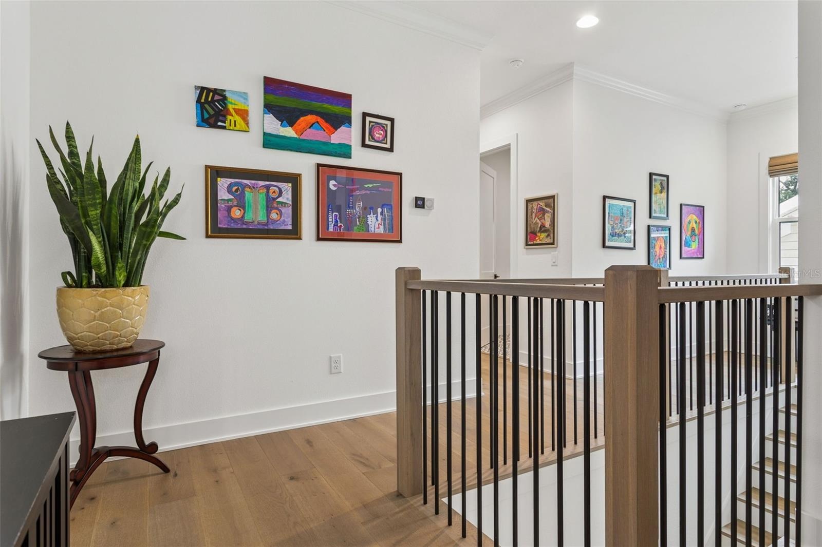 upstairs hallway