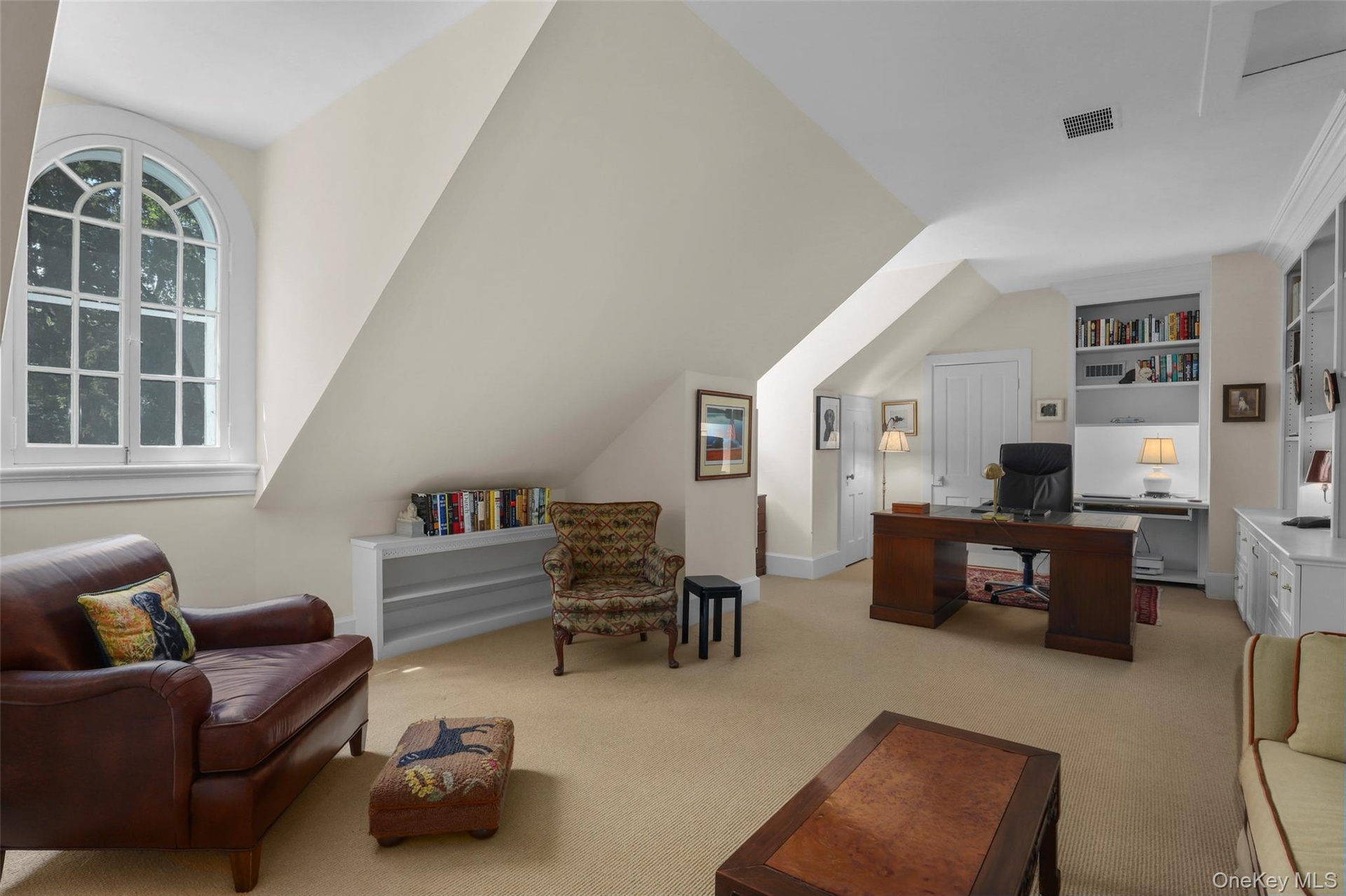 Bedroom 5, being used as an office, third floor