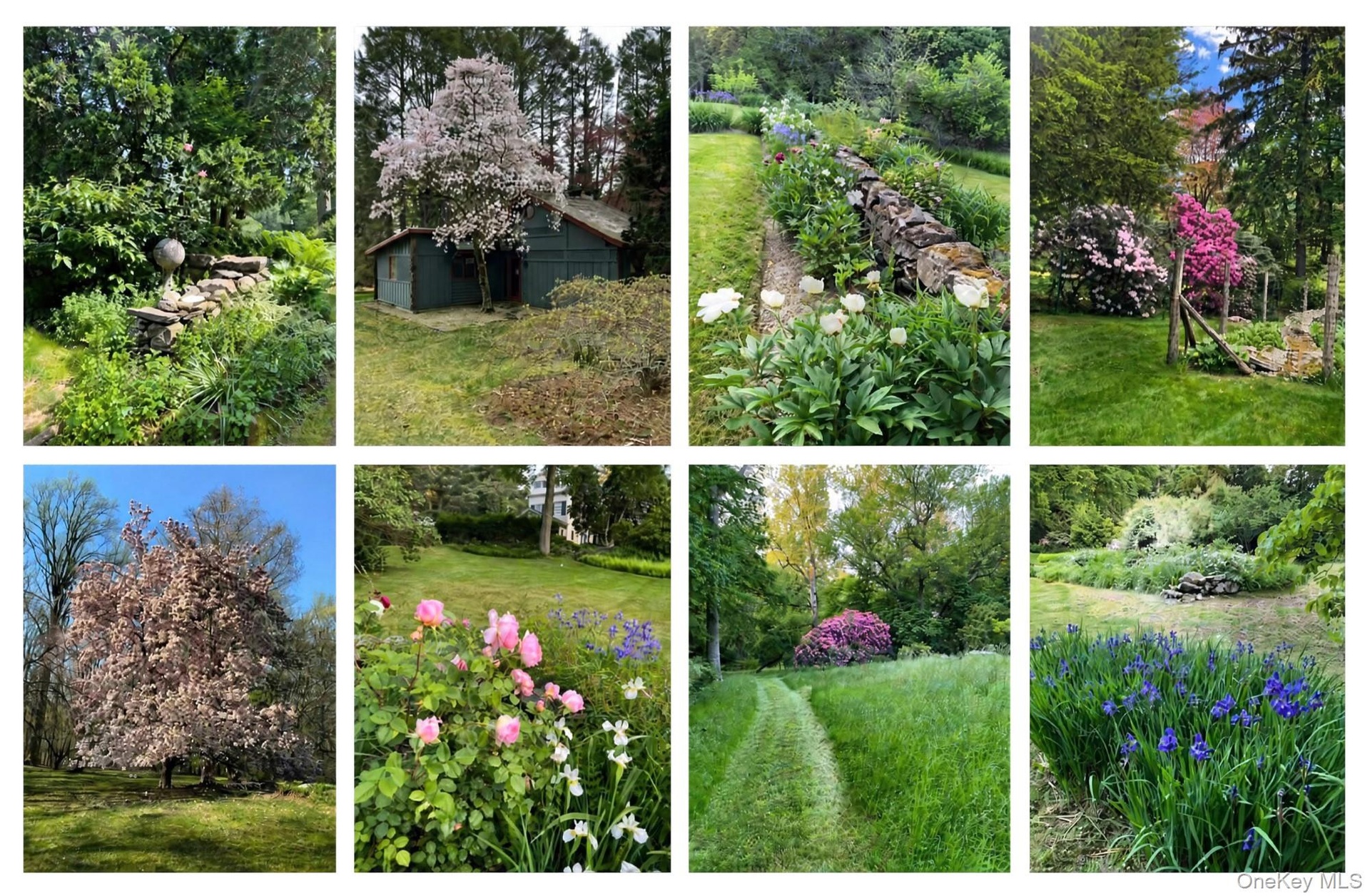 A selection of garden photos from the property