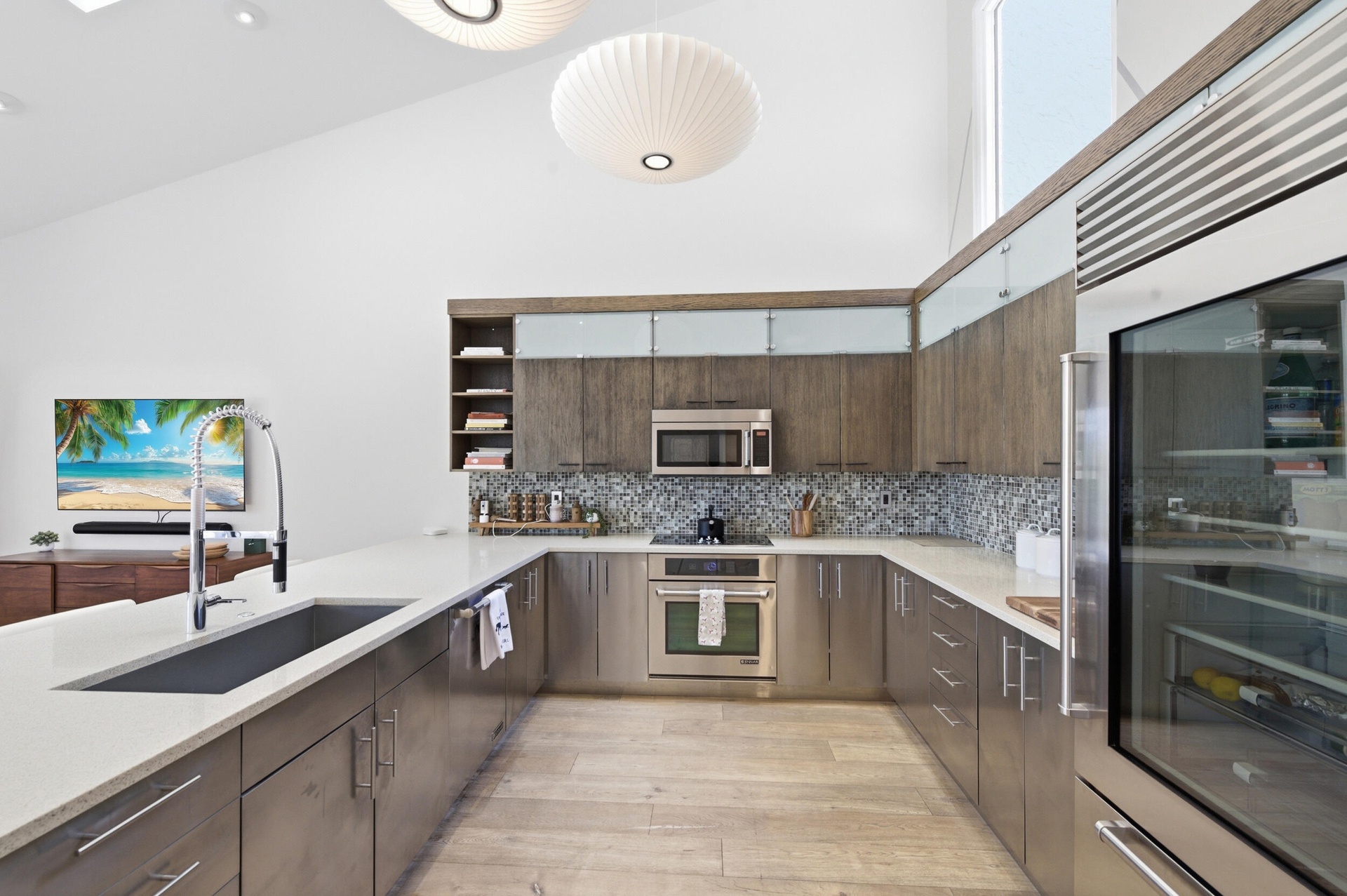 Updated kitchen in Wellington FL rental home near equestrian venues