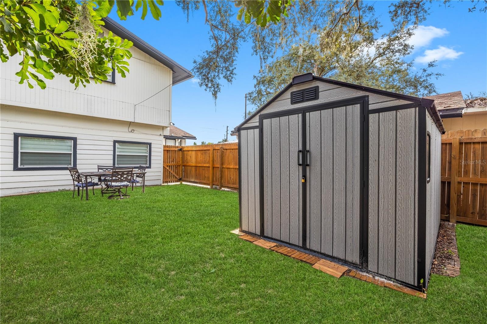 Fenced Backyard