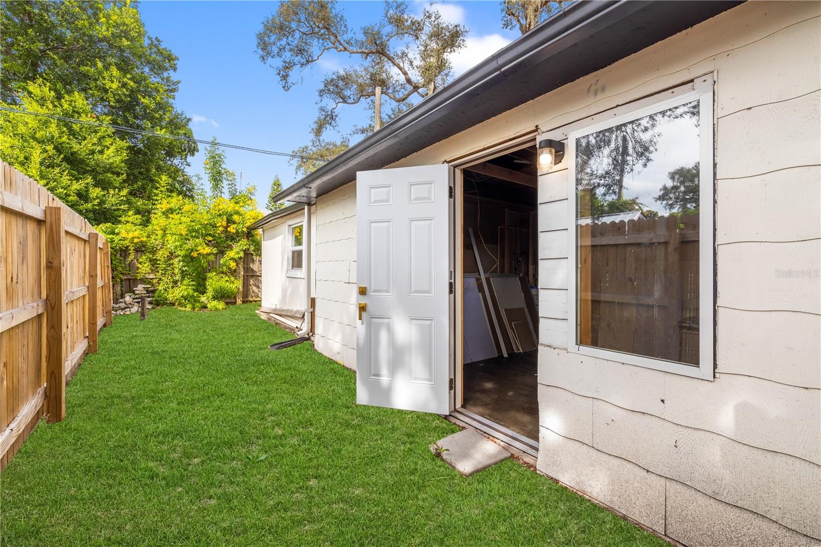 Front Door to Garage Studio