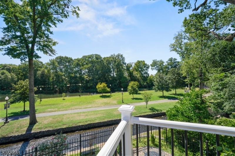 Deck overlooking Memorial Park