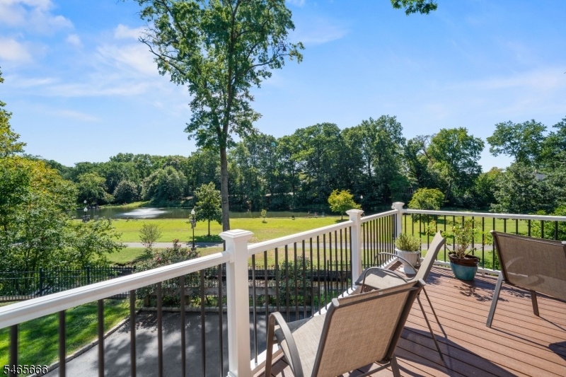 Deck overlooking Memorial Park