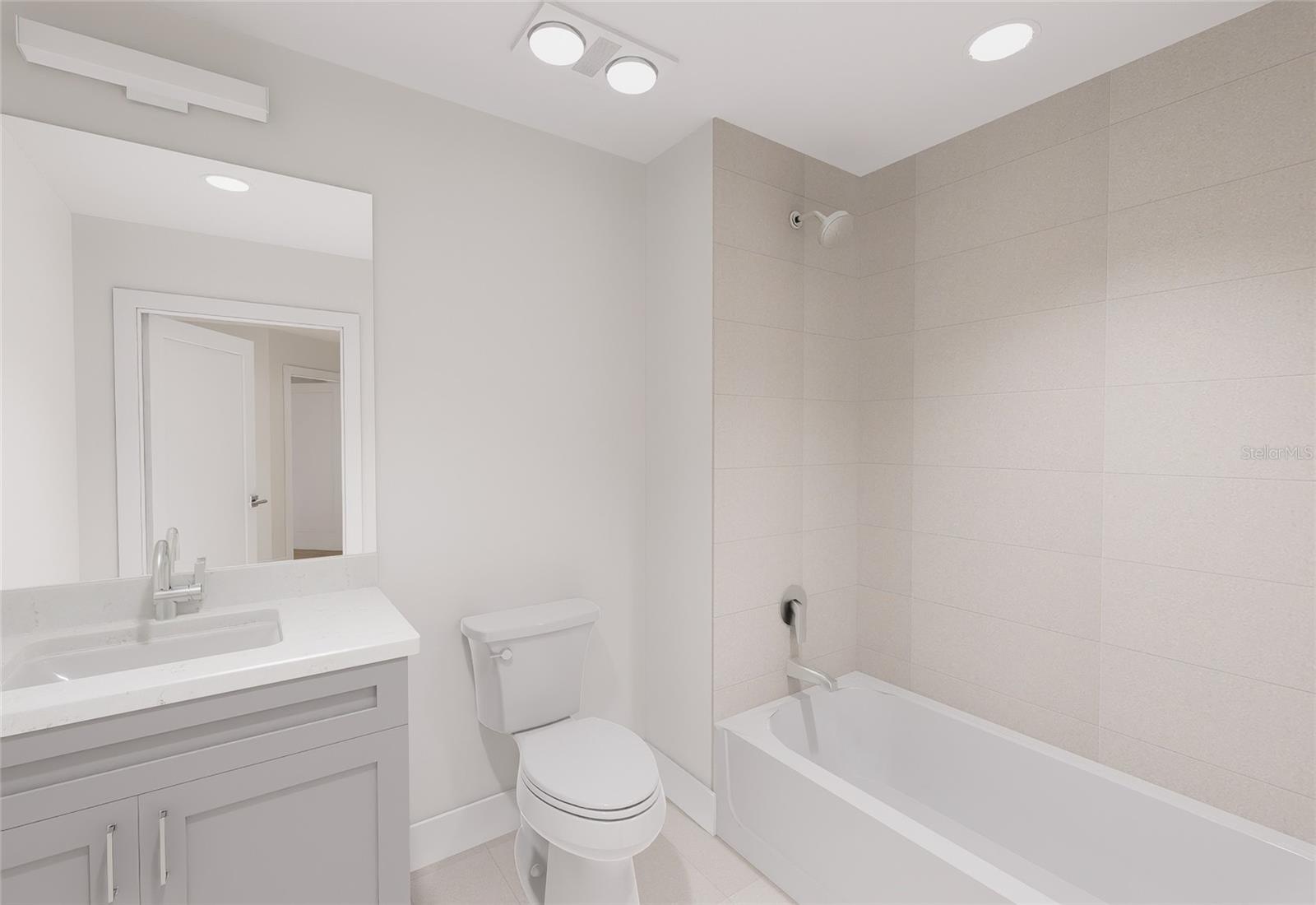 Bathroom 2 with tub