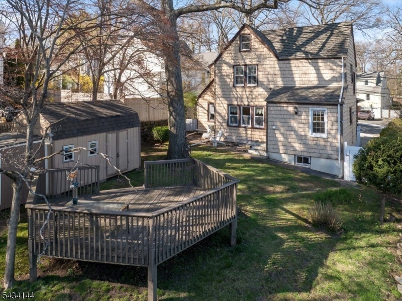 Deck and Backyard