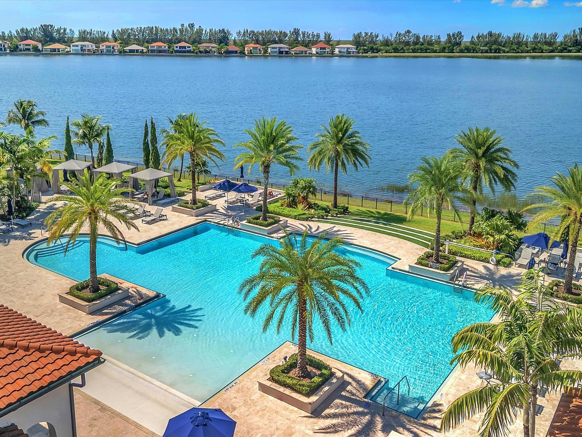 resort style amenity pool